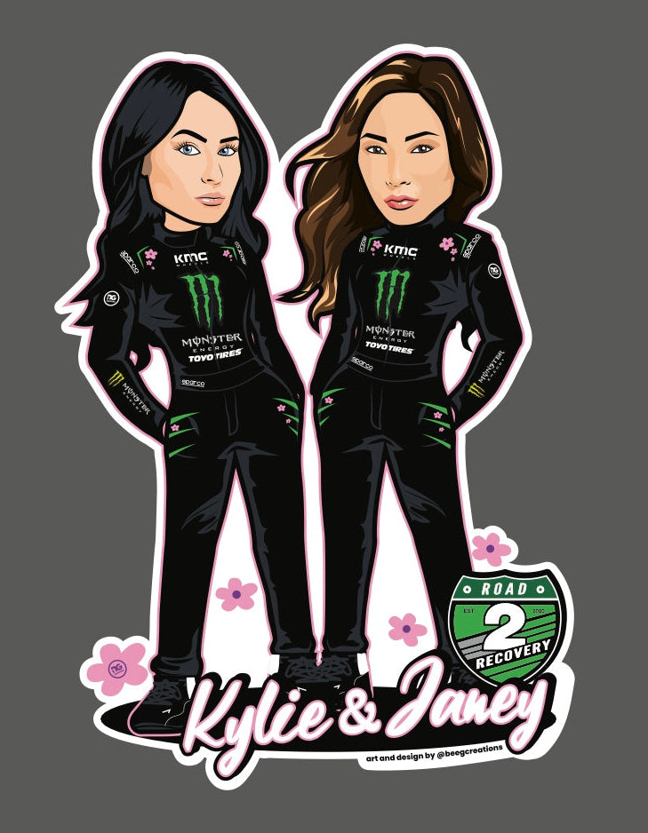 Janey & Kylie decal - show your support!