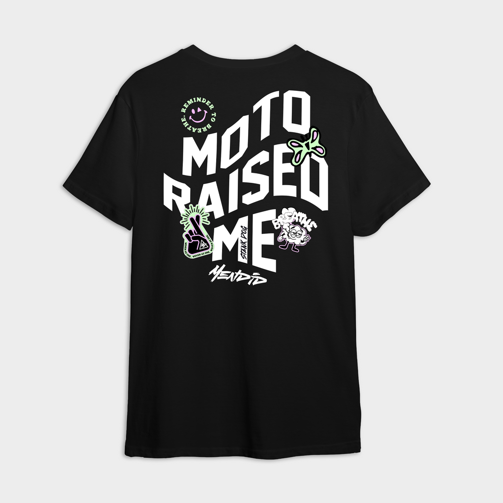 Stankdog – Mendid Moto Raised Me Adult Tee
