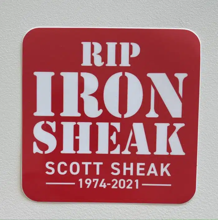 Iron Sheak Support Stickers