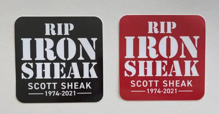 Iron Sheak Support Stickers - Image 4