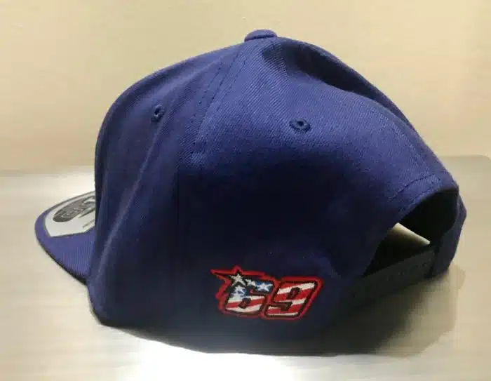 Nicky Hayden 69 Memorial Snapback Hat- Navy - Image 4