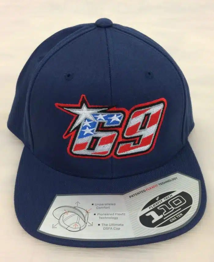 Nicky Hayden 69 Memorial Snapback Hat- Navy