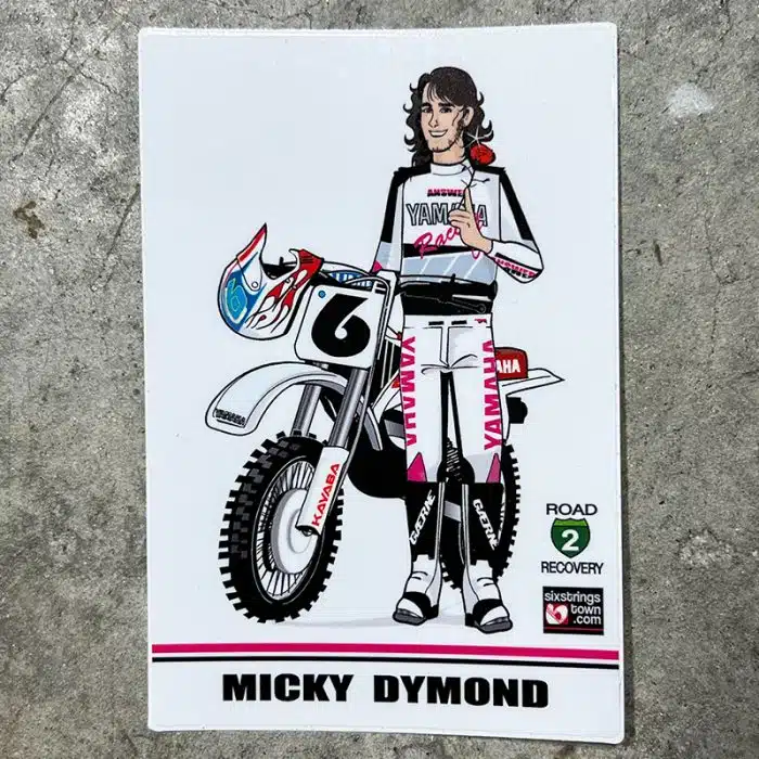 Micky Dymond Support Stickers Designed by Shoko Takano