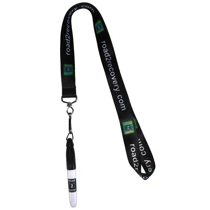 Official R2R logo lanyard with black sharpie