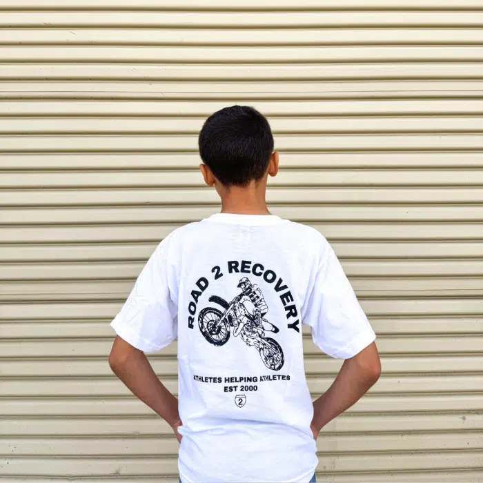 R2R Kids Moto Tee White